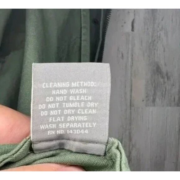 Size M Bagatelle Olive Patch Field Jacket Drawstring Hooded‎ Pockets Nordstrom - Picture 15 of 15